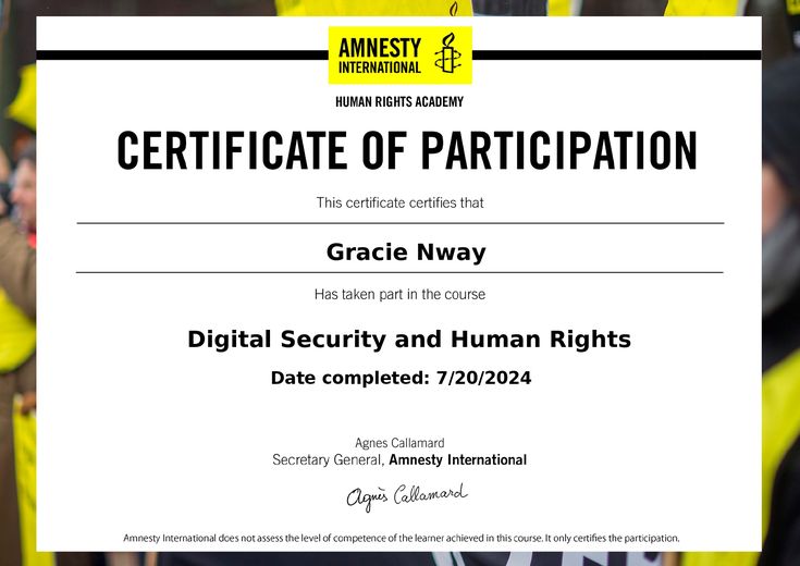 Digital Security and Human Rights